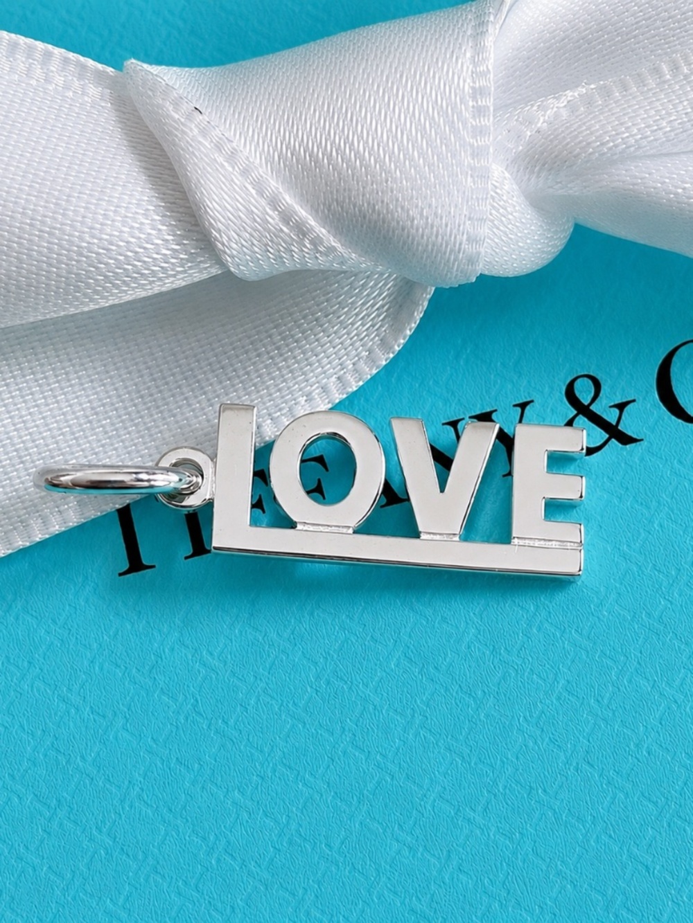 Tiffany & Co LOVE Cham retired silver 925  new in box